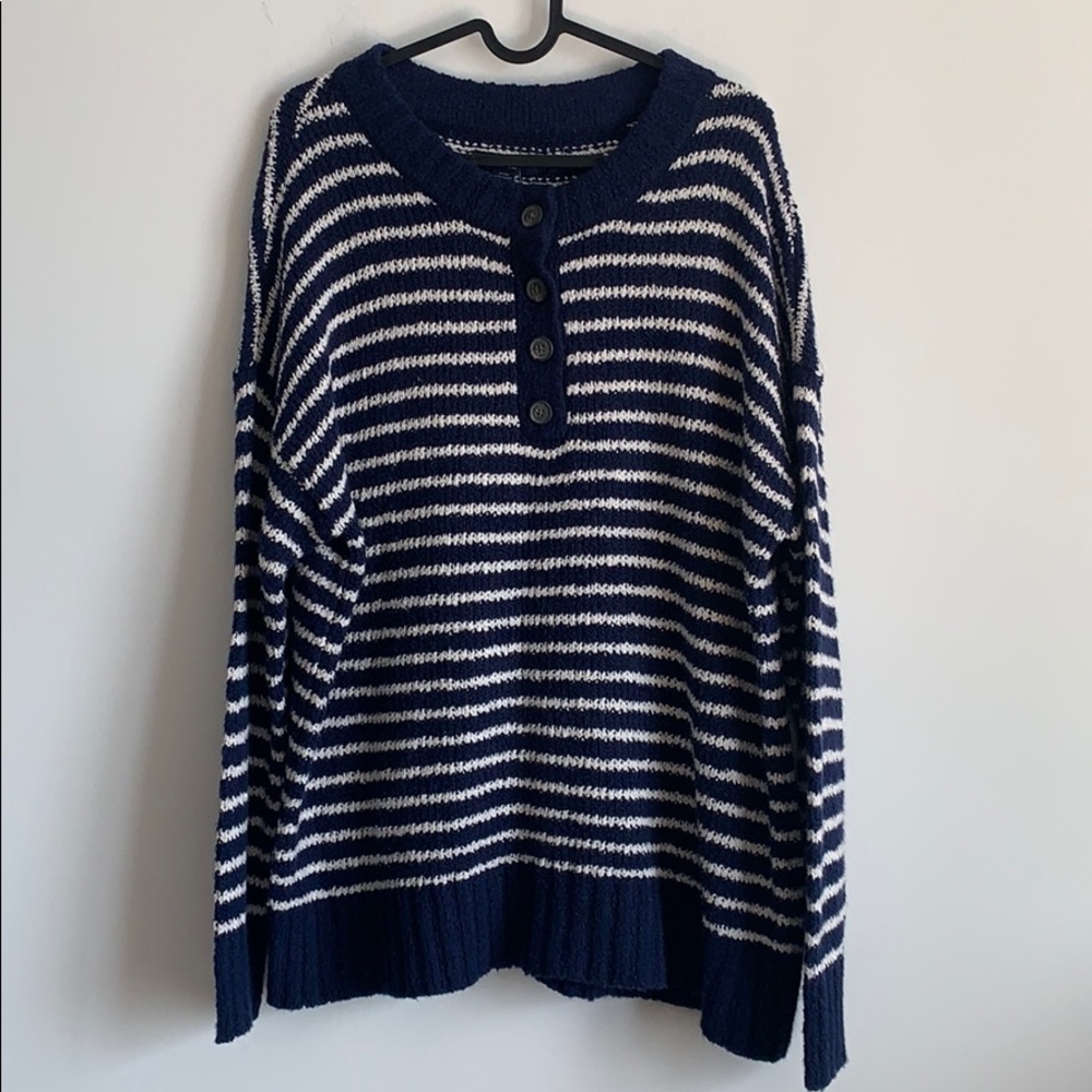 Henley-style AE Sweater